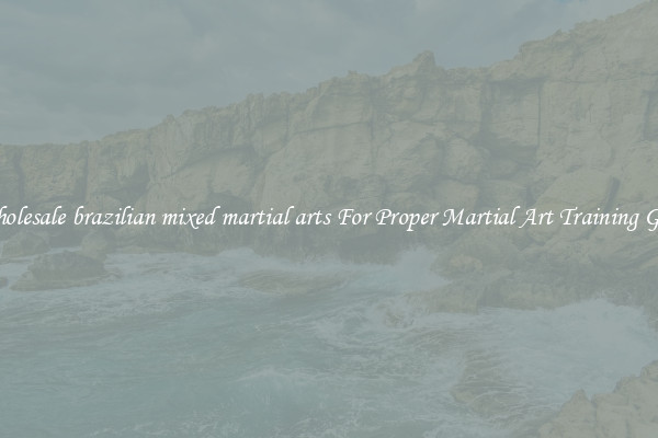 Wholesale brazilian mixed martial arts For Proper Martial Art Training Gear