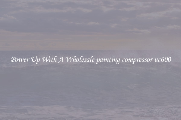 Power Up With A Wholesale painting compressor uc600