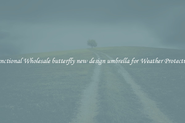 Functional Wholesale butterfly new design umbrella for Weather Protection 