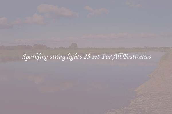 Sparkling string lights 25 set For All Festivities