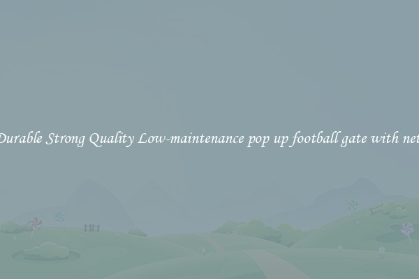 Durable Strong Quality Low-maintenance pop up football gate with nets