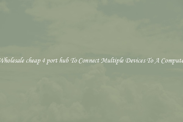 Wholesale cheap 4 port hub To Connect Multiple Devices To A Computer